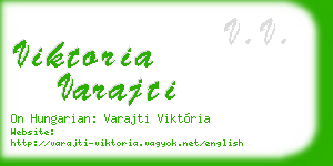 viktoria varajti business card